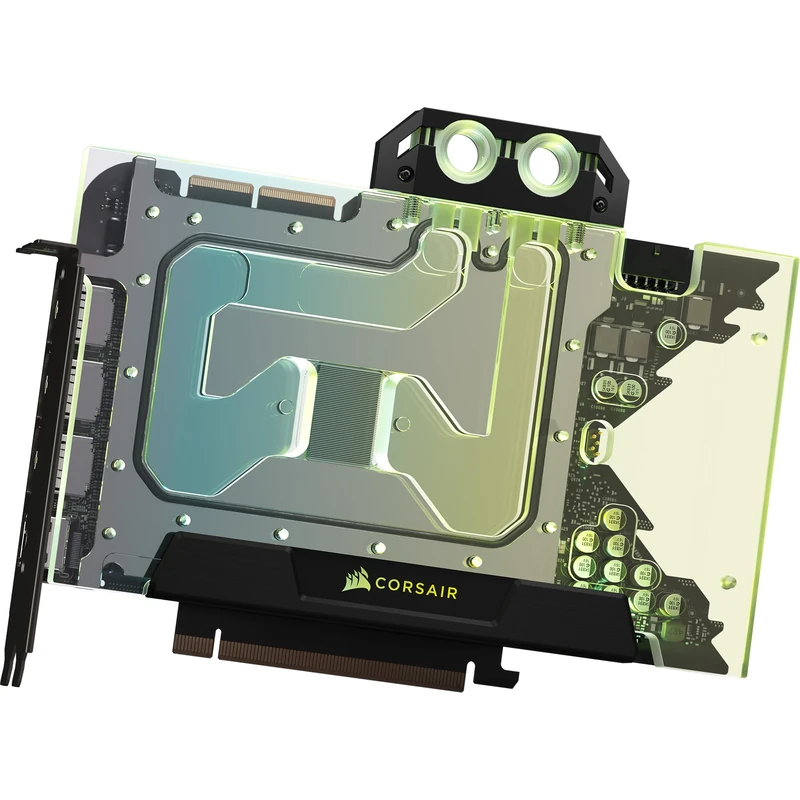 Corsair Hydro X Series XG5 RGB 3090 Ti FOUNDERS EDITION GPU Water Block - For NVIDIA GeForce RTX 3090 Ti FE (Nickel-Plated Copper Cold Plate Construction, Fully Transparent Flow) Black