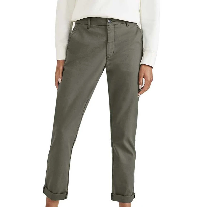 DOCKERS Women's Weekend Chino Slim Pants, CAMO, 30W Regular