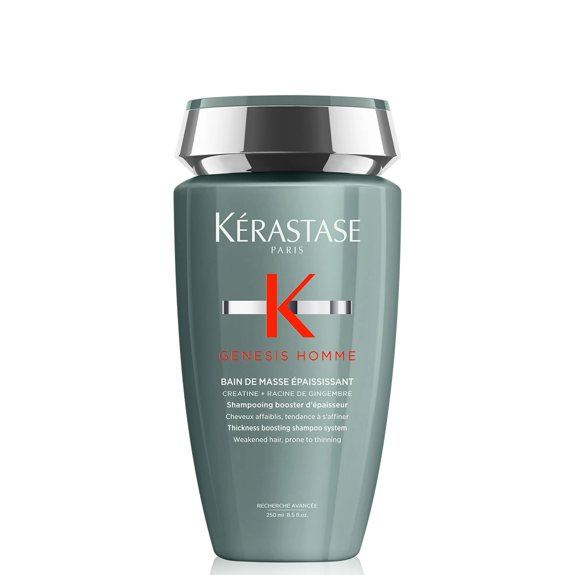 Kérastase Genesis Homme Men’s Shampoo, Anti-Fall Thickening Shampoo, for Weakened and Thinning Hair, Bain De Masse Epaississant, 250 ml
