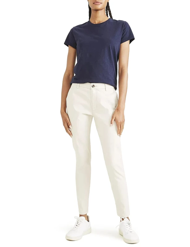 DOCKERS Women's Weekend Chino Skinny Pants, SAHARA KHAKI, 31W