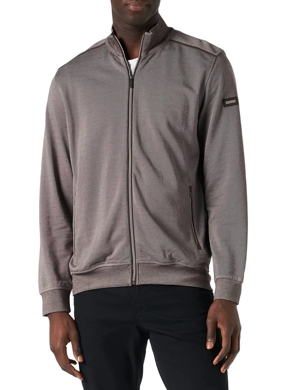 bugatti Men's 8750-35140 Cardigan Sweater, Brown, 4XL