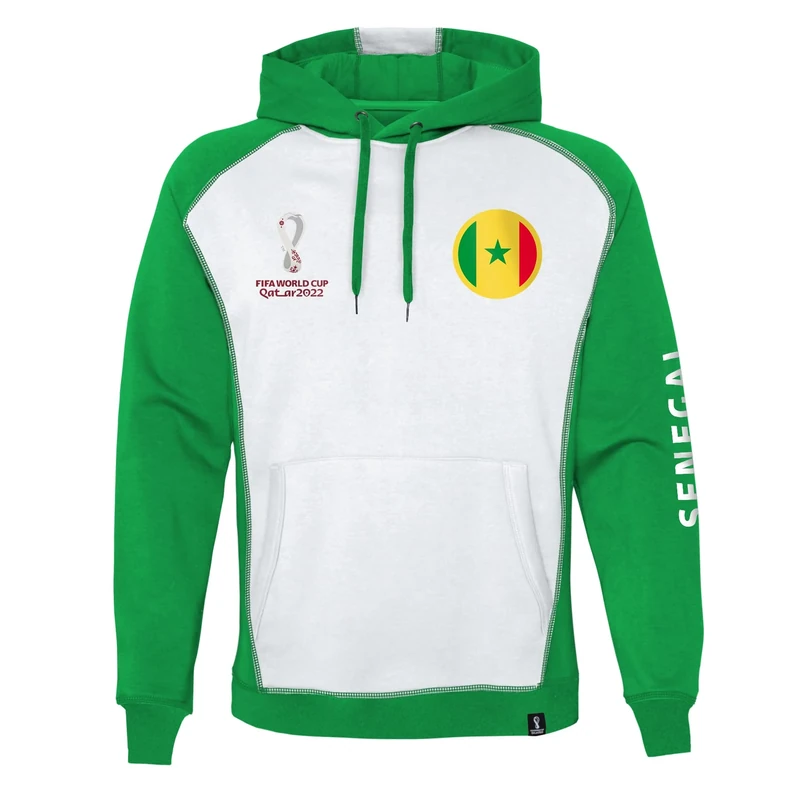 Serbia and Montenegro, Official Fifa 2022 Overhead Hoodie Hooded Sweatshirt, Men's S