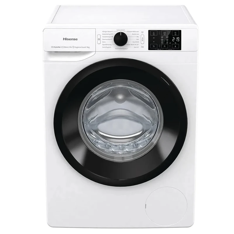 Hisense 3+ Series WFGC091439VM 9kg 1400 Spin Washing Machine - White