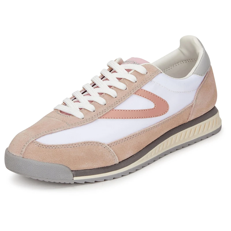 TRETORN Women's Rawlins3 Fashion Sneaker, Pink/Grey, 3.5 UK