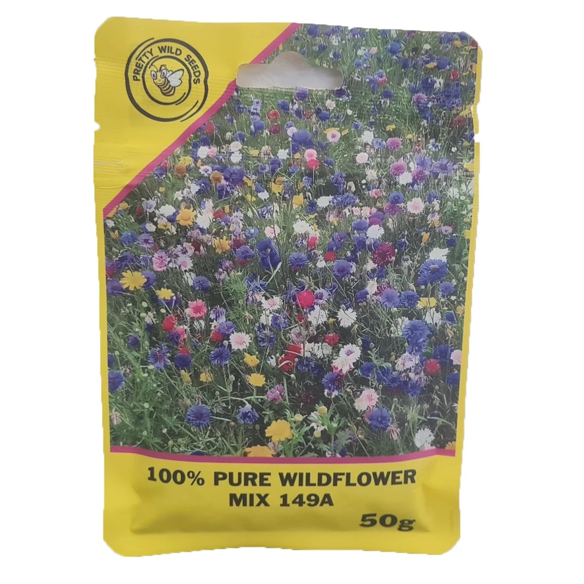 Mix 149a 50g Wild Flower Meadow Certified Seeds Over 25 Species of Flower NO Grass Amazing Value Bulk Wholesale