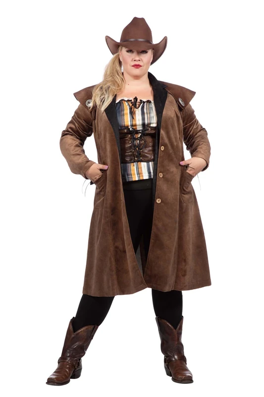 WILBERS & WILBERS Jane 320432-44 Western Coat Women's Brown 44 - Image 1