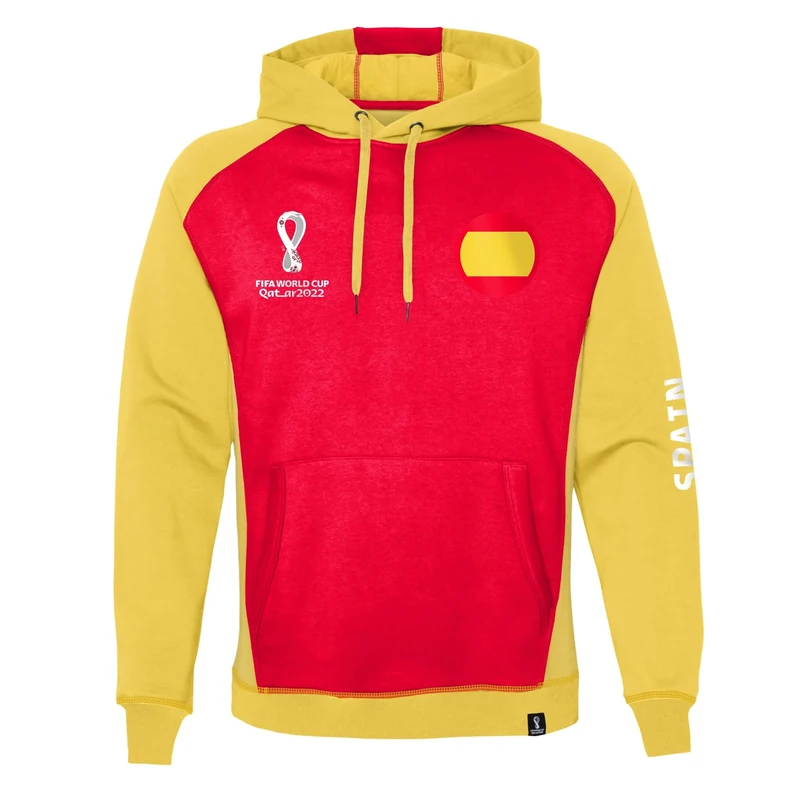 Serbia and Montenegro, Official Fifa 2022 Overhead Hoodie Hooded Sweatshirt, Men's L