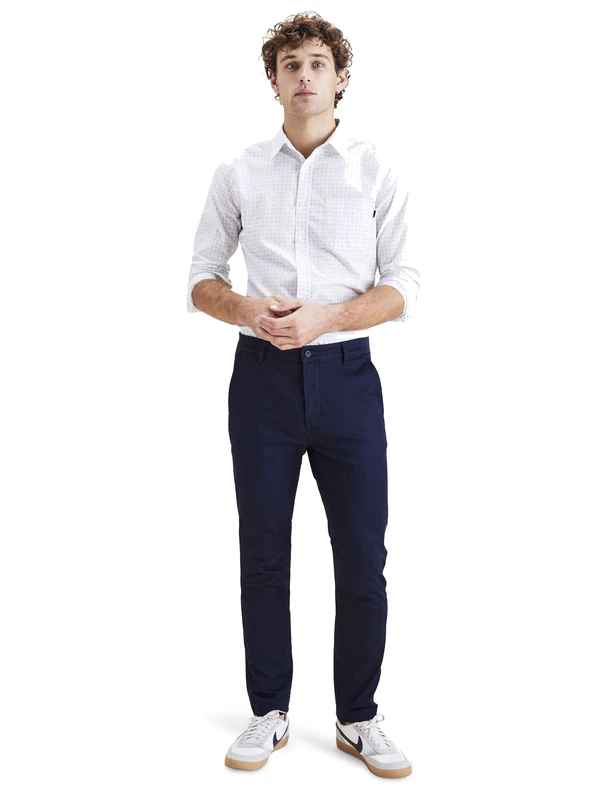 Dockers Men's Original Chino Skinny Pants, Navy Blazer, 31W 34L UK