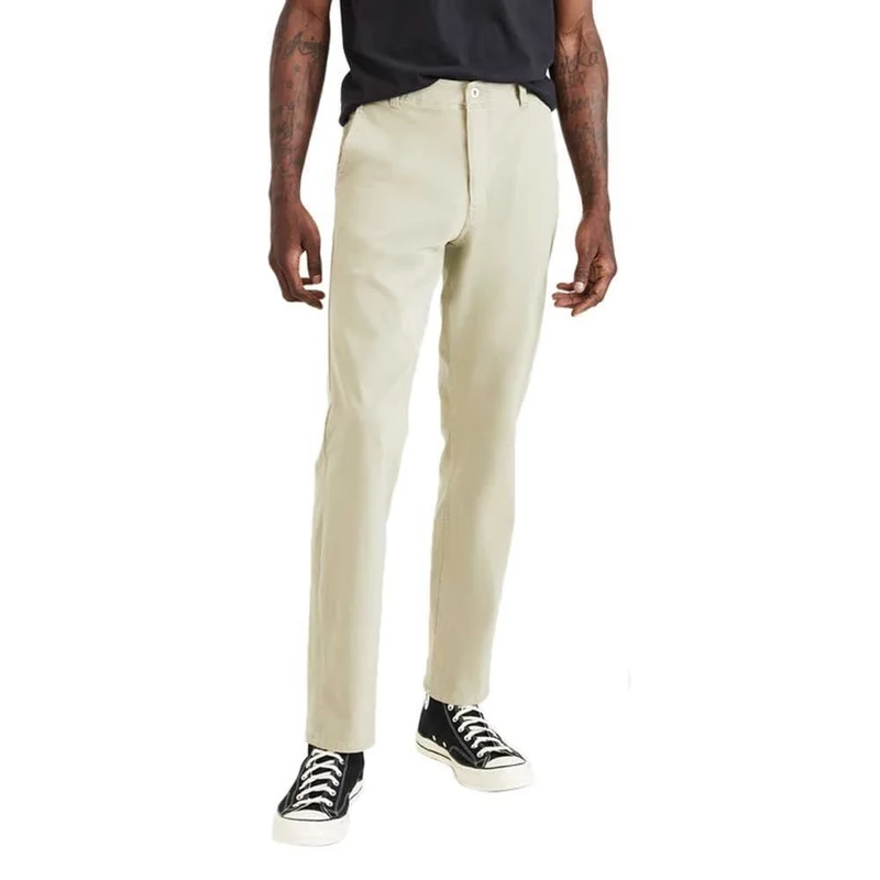 Dockers Men's Smart 360 Flex Alpha Slim Pants, Silver Sage, 30W / 34L