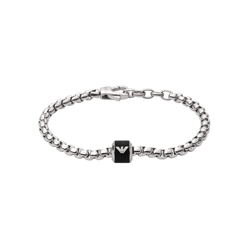 Emporio Armani Men's Silver Stainless Steel Bracelet EGS2911040