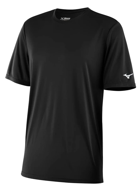 Mizuno Men's Nxt Short Sleeve Tee T-Shirt, Black, Large