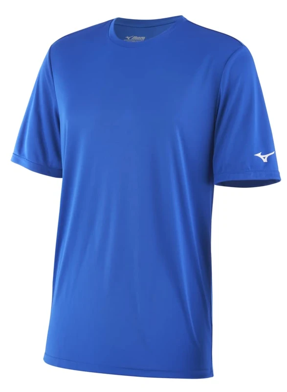 Mizuno Men's Nxt Short Sleeve Tee T-Shirt, Royal, Medium