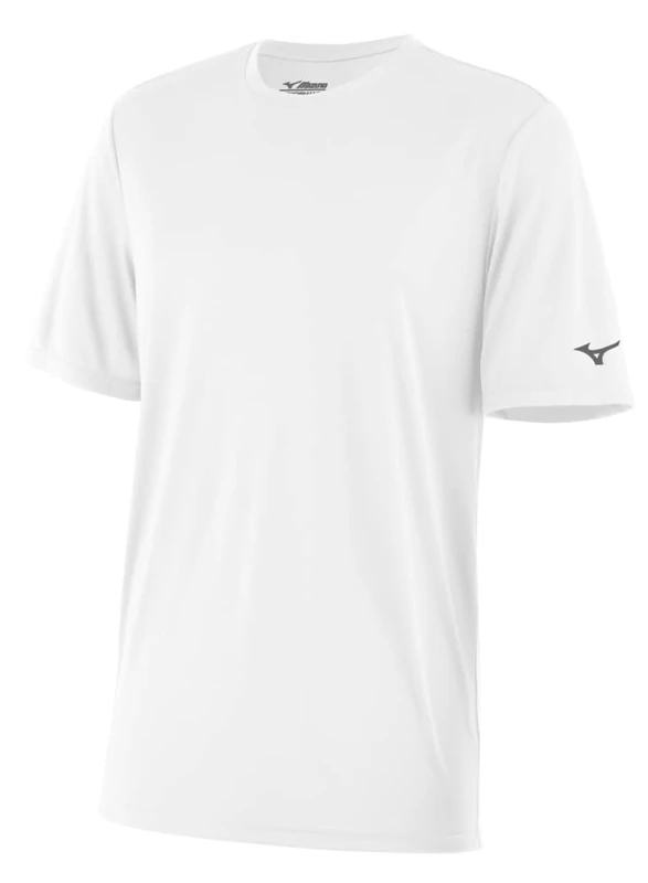 Mizuno Men's Nxt Short Sleeve Tee T-Shirt, White, X-Large - Image 1