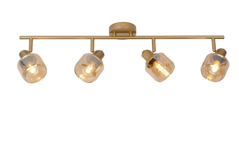 LUCIDE Bjorn - Ceiling Spotlight - 4xE14 - Matt Gold/Brass