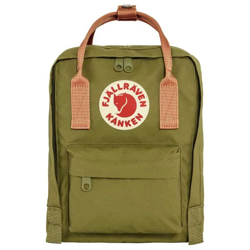 FJALLRAVEN 23561-631-241 Kånken Mini Sports backpack Unisex Foliage Green-Peach Sand Size OneSize