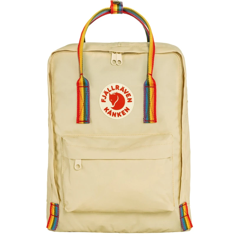 Fjallraven 23620-115-907 Kånken Rainbow/Kånken Rainbow Sports backpack Women's Light Oak-Rainbow Pattern Size One Size