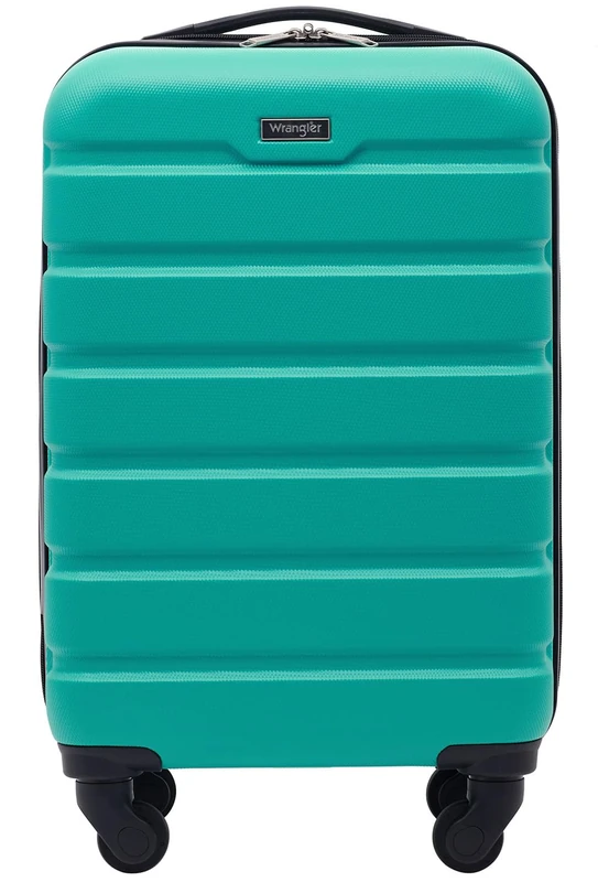 Wrangler 20" Hardside Carry-on Spinner Luggage, Teal, 22 - Inch, 20" Hardside Carry-on Spinner Luggage