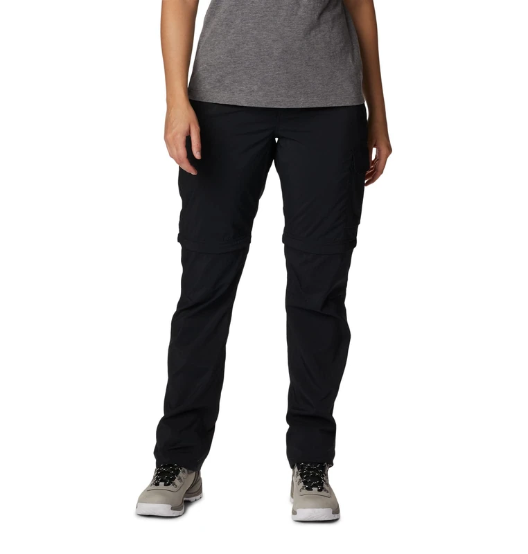 Columbia Women's Silver Ridge Utility Convertible Pant Hiking Convertible Trousers, Black, Size 14/R