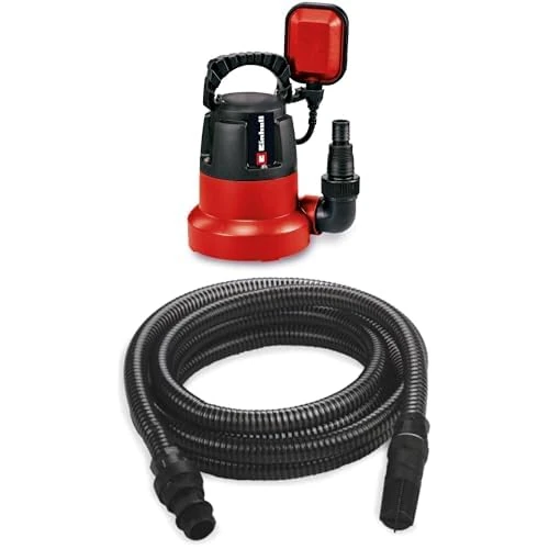 Einhell GC-DP 3580 LL Clean Water Pump With 4m Hose | 350W Submersible Pump, 8000 L/H, Float Switch, 5M Cord | Low Level Electric Pump - Empty Hot Tubs, Inflatables And Swimming Pools Down To 1mm