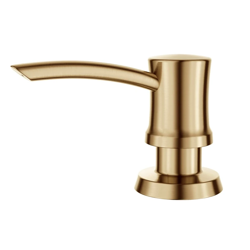 Kraus Soap and Lotion Dispenser, Brushed Brass