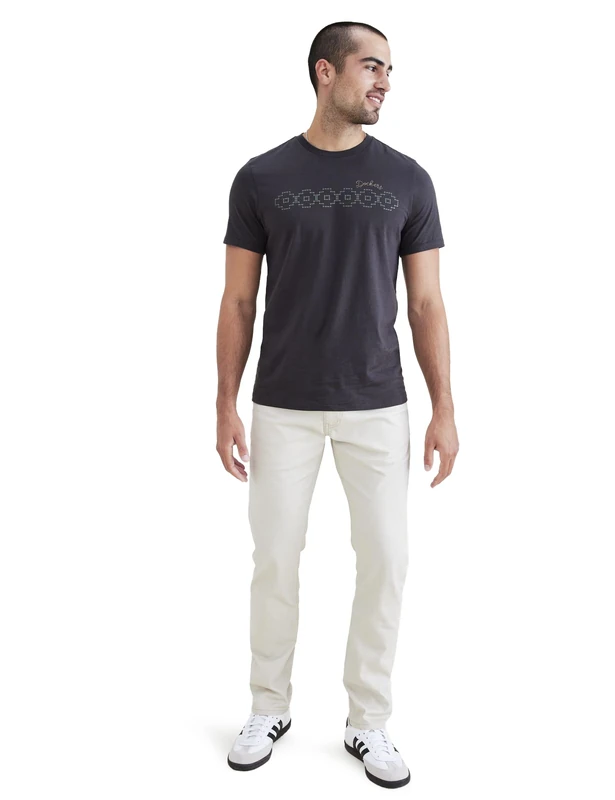Dockers Men's T2 Jean Cut Pants, Sahara Khaki, 32W 32L UK