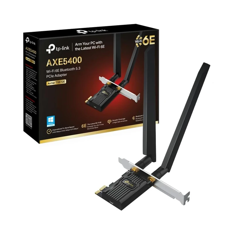 TP-LINK AXE5400 Tri-Band Wi-Fi 6E Adapt