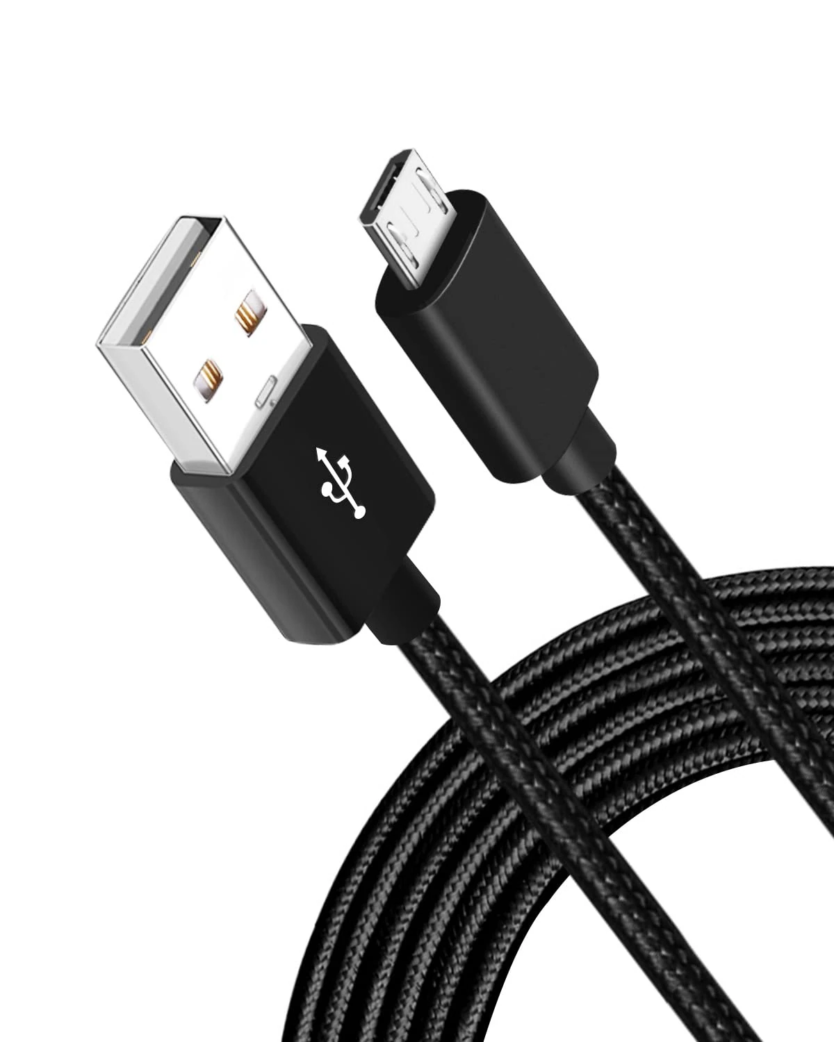 Micro USB Cable 3M, Long Micro USB Charger Cable, Android Charger Cable Nylon Braided, Compatible With Samsung S7/ S6/ S5, ps4 Controller, Kindle Fire,Sony