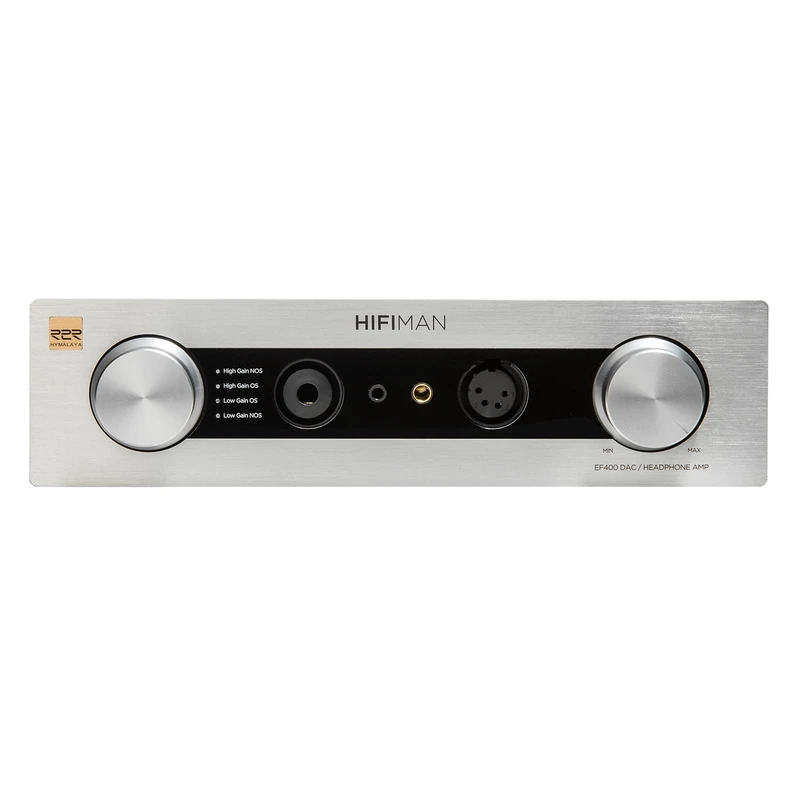 HIFIMAN EF400 DAC Balanced Desktop Headphones and Amplifier with Himalaya R2R DAC, 3.5/4.4/6.35mm Output for Home Audio, Silver
