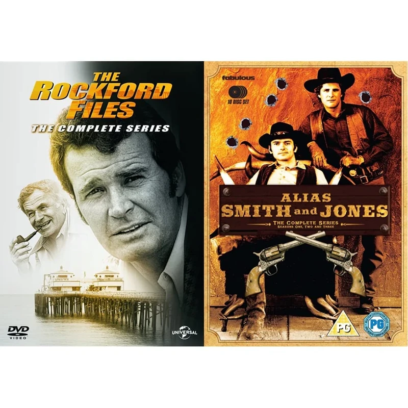 The Rockford Files - Series 1-6 Complete Boxset DVD, 2018 & Alias Smith And Jones - The Complete Series (10 Disc Box Set) [DVD]