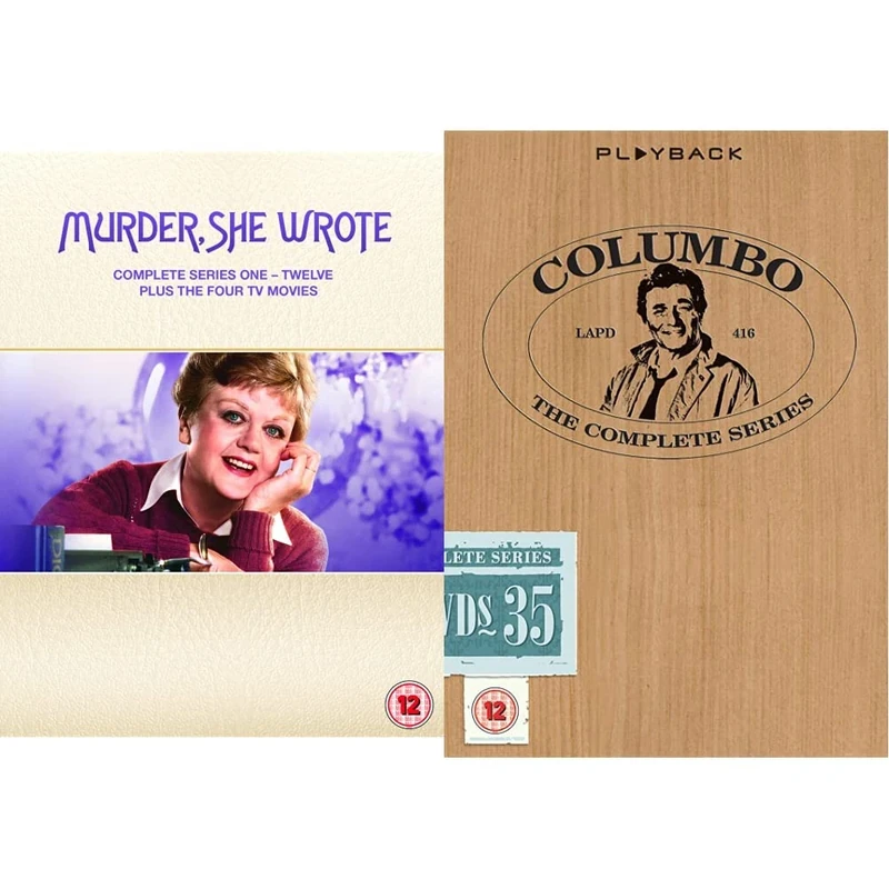 Murder She Wrote - Series 1-12 Complete Boxset, DVD, 2018 & Columbo - Complete Season 1-10 Boxset [DVD] [2019]