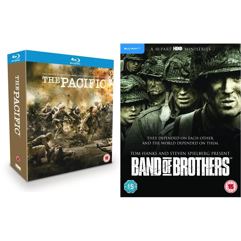 The Pacific: The Complete Series [Blu-ray] [2010] [Region Free] & Band of Brothers [Blu-ray] [2001] [2011] [Region Free]