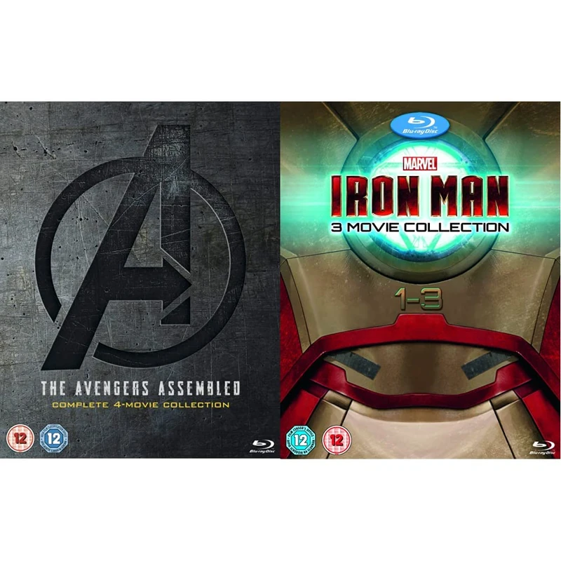 Avengers 1-4 and Iron Man 1-3 Complete Blu-ray Collection