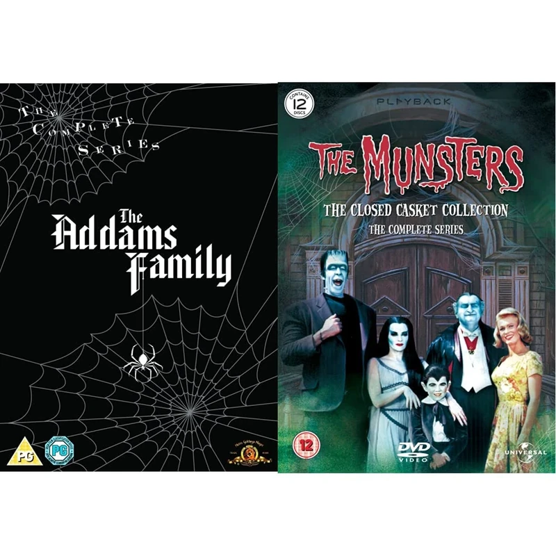 The Addams Family: The Complete Series (1964) [DVD] [1964] & The Munsters: The Closed Casket Collection - The Complete Series [DVD]
