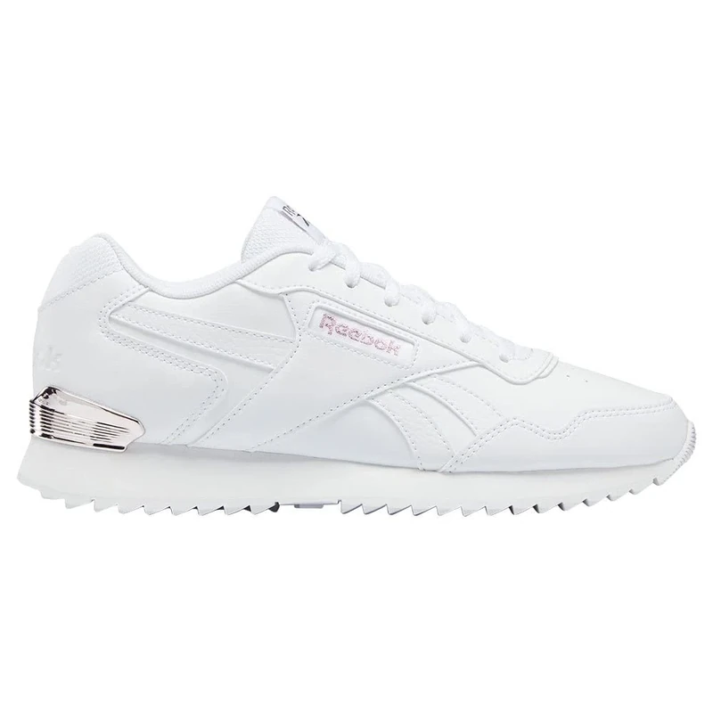 Reebok Womens Glide Ripple Clip Sneaker, Ftwwht Ftwwht Rosgol, 2.5 UK