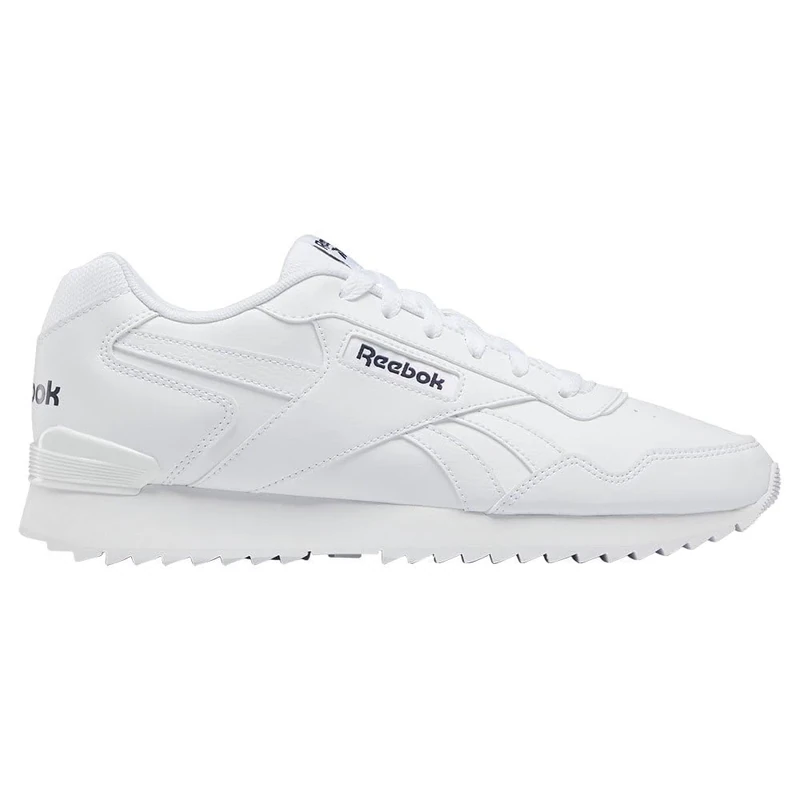 Reebok Men Glide Ripple Clip Sneaker, FTWR White/FTWR White/Vector Navy, 5.5