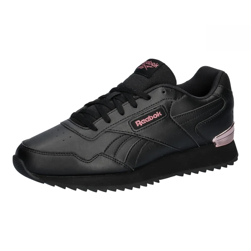 Reebok Women Glide Ripple Clip Sneaker, Core Black/Core Black/Rose Gold, 8.5