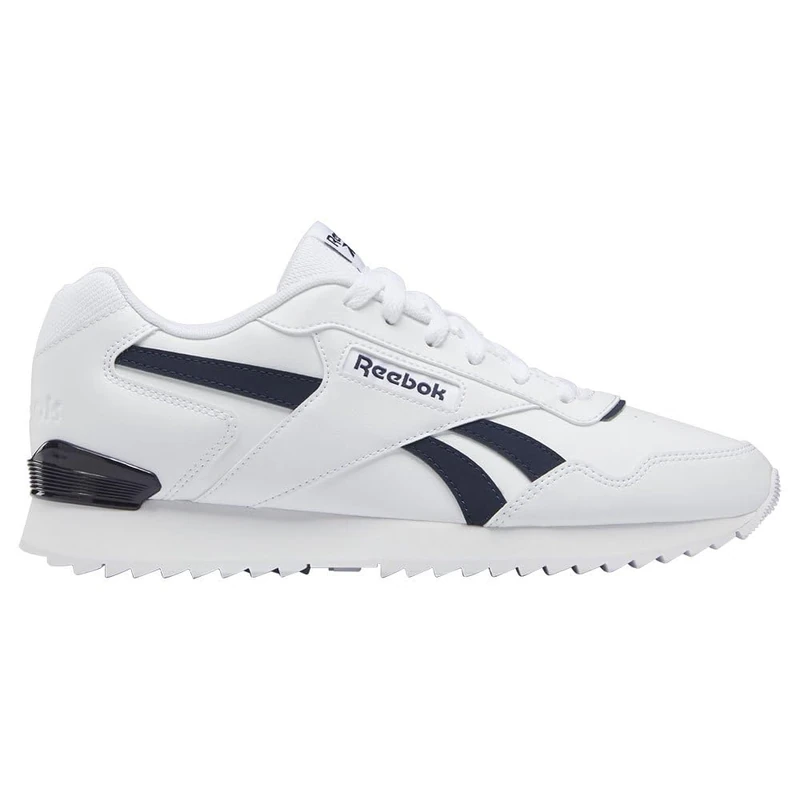 Reebok Men Glide Ripple Clip Sneaker, FTWR White/Vector Navy/FTWR White, 6.5