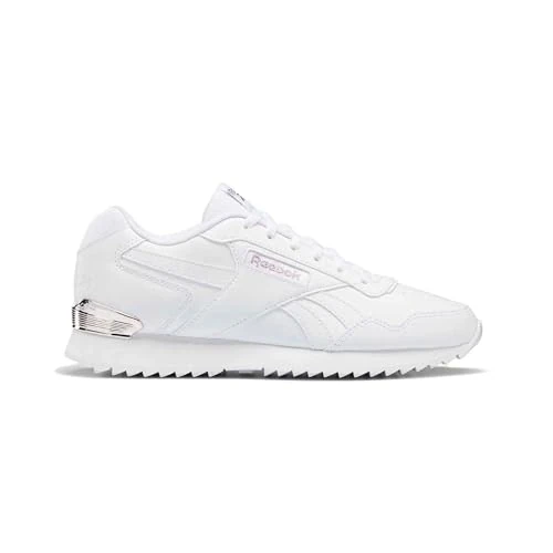 Reebok Women Glide Ripple Clip Sneaker, Ftwr White/Ftwr White/Rose Gold, 6