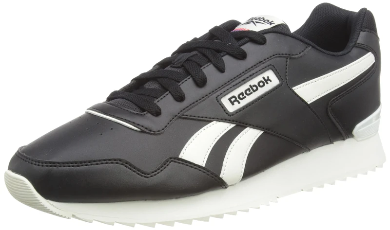 Reebok Unisex Glide Ripple Clip Sneaker, Core Black/Chalk/Core Black, 8.5