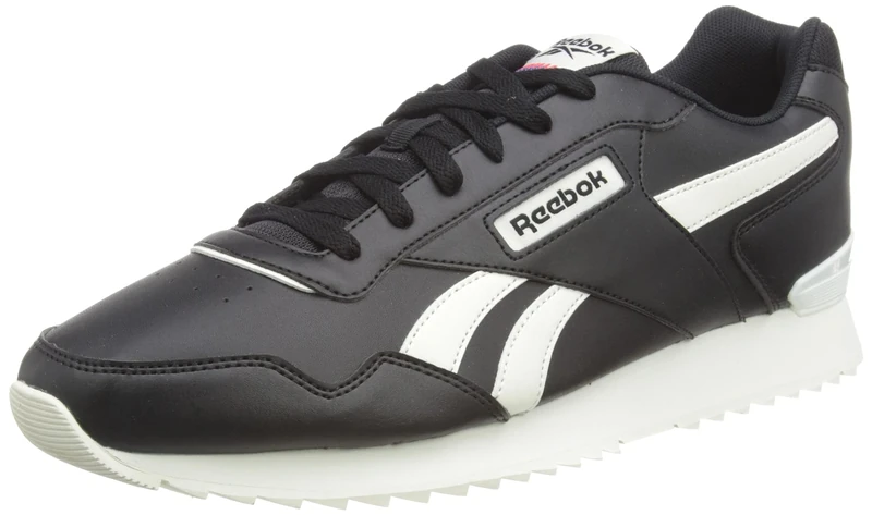 Reebok Unisex Glide Ripple Clip Sneaker, Core Black/Chalk/Core Black, 12