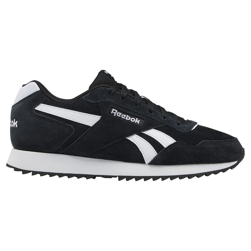 Reebok Men's Glide Ripple Sneaker, Core Black FTWR White Core Black, 12 UK