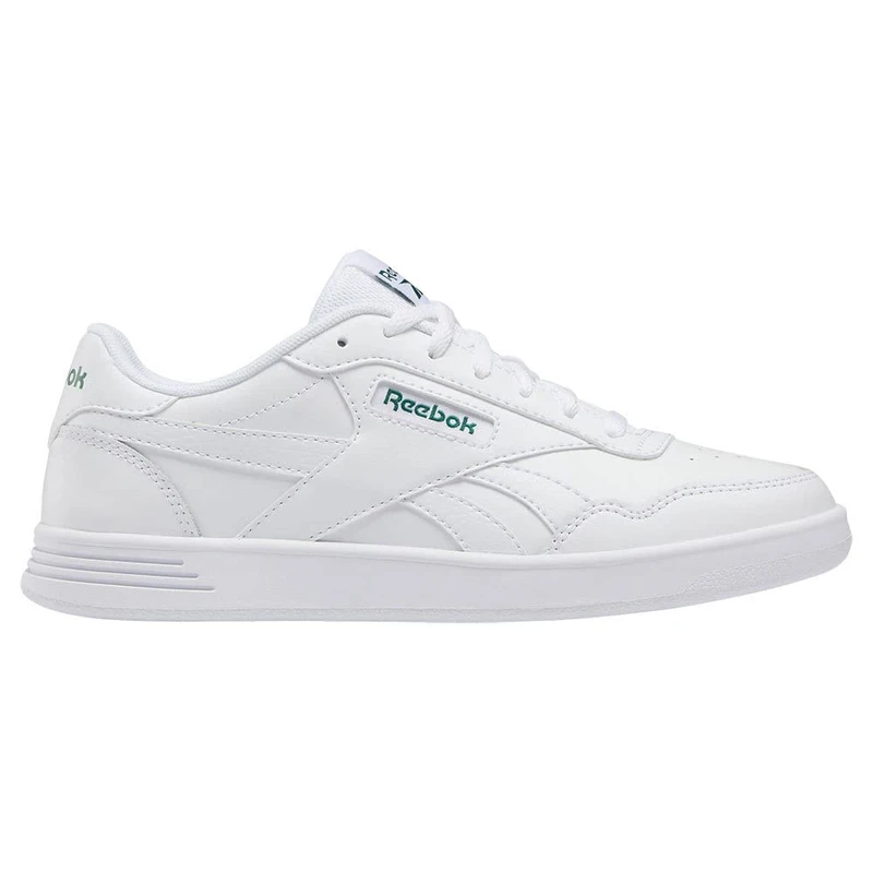 Reebok Women Court Advance Sneaker, FTWR White/FTWR White/Clover Green, 5