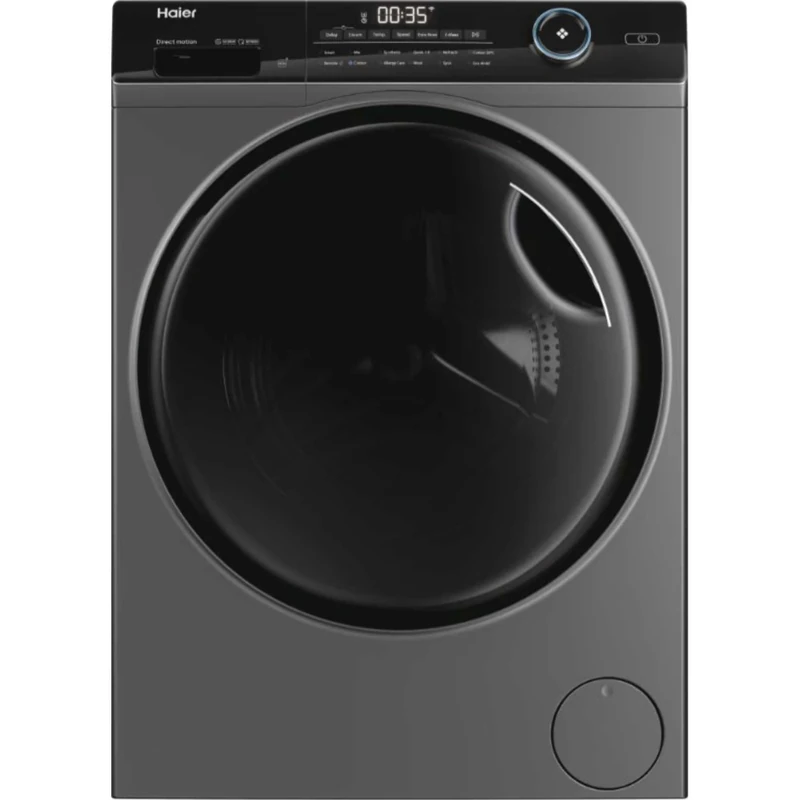 Haier HW90-B14939S8 Freestanding Washing Machine, 9kg Load, 1400RPM, Graphite [Energy Class A]
