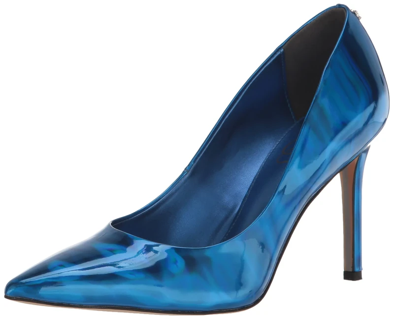 Sam Edelman Women's Hazel Pump, Royal Blue Metallic, 4.5 UK
