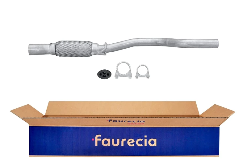 HELLA 8LA 366 000-361 Exhaust Pipe - Easy2Fit Kit - Front - One Piece - Set with Attachments