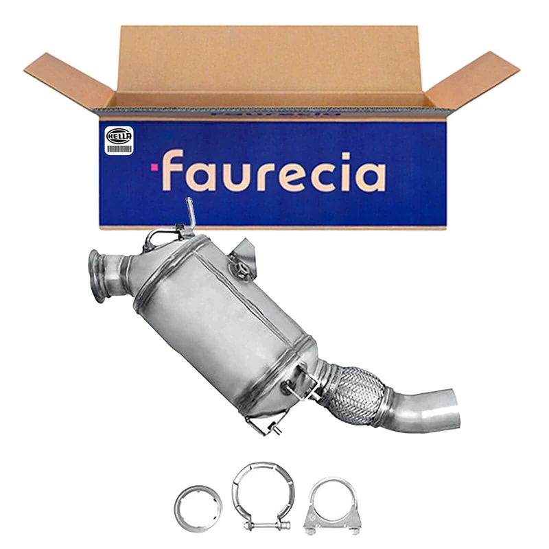 HELLA 8LH 366 080-121 Diesel Particulate Filter - Easy2Fit® Kit - Euro 5 - One Piece - Set with Attachments (for Short and Long Distance Traffic) - for BMW 4 Coupe (F32, F82)