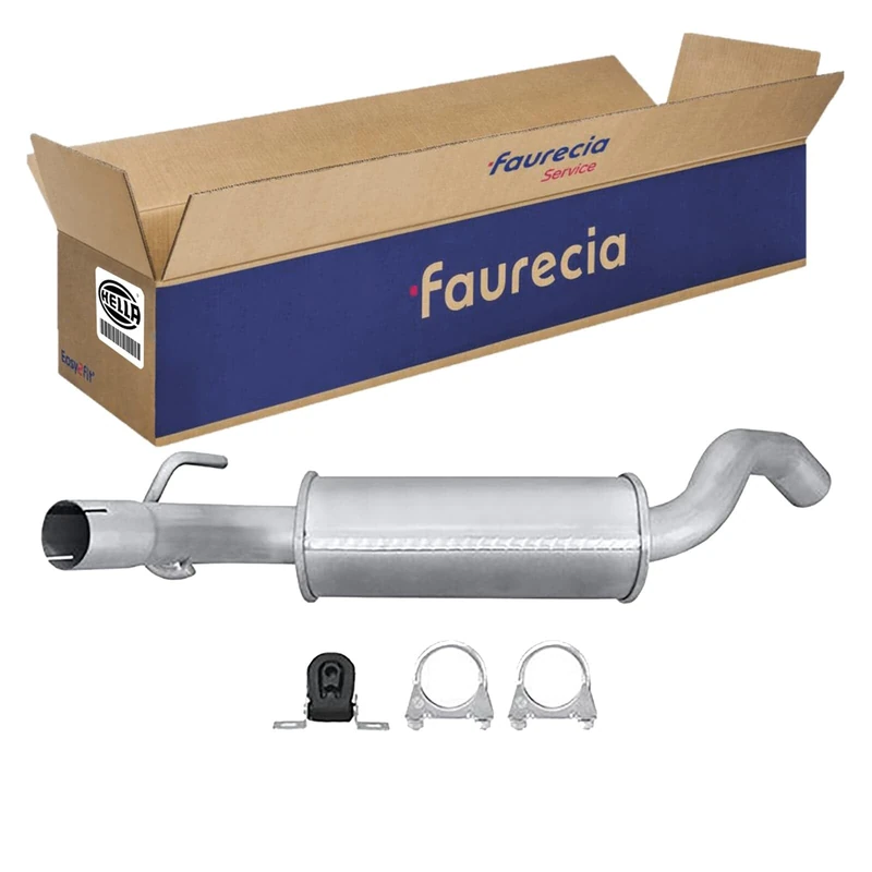 HELLA 8LB 366 022-871 Front Silencer - Easy2Fit Kit - Front - One Piece - Set with Attachments - Image 1