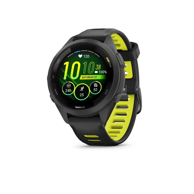 Garmin Forerunner 265S, 42mm GPS running smartwatch, Black