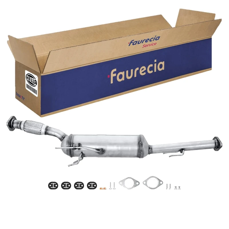 HELLA 8LG 366 071-171 Diesel Particulate Filter - Easy2Fit Kit - Euro 5 - One Piece - Set with Attachments - Cordierite (Mainly Long Distance Traffic)