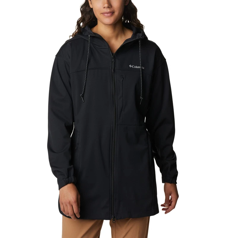 Columbia Women's Flora Park Softshell Jacket, Softshell Jacket, Black, Size M